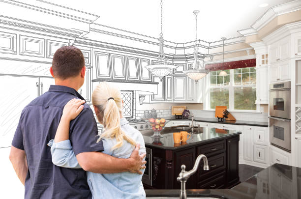 Custom kitchen cabinets installed in a Waite Park home